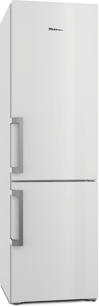 Miele KFN 4795 CD WS Vrijstaande koel- en vriescombinatie - Koel- & vriescombinatie, Wit, C, Hoogte 2.010 mm, SensortTouch, 371 L, 35 dBA, NoFrost, DynaCool, DailyFresh, EasyOpen, 2 deuren