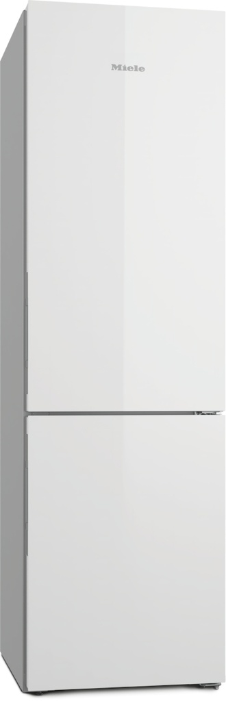 Miele KFN 4898 AD BRWS Vrijstaande koel- en vriescombinatie - Koel- & vriescombinatie, Briljant wit, A, Hoogte 2.010 mm, FreshTouch, 360 L, 33 dB, NoFrost, DynaCool, PerfectFresh Active, Click2Open, 2 deuren, FlexiLight 2.0, Freeze & Cool
