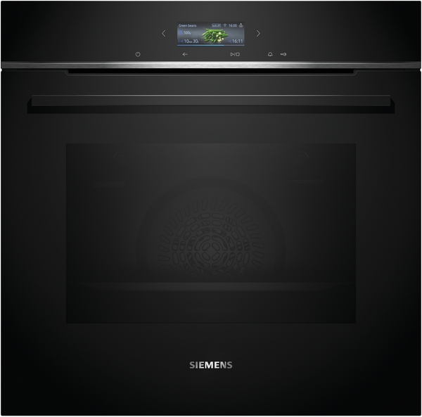 Siemens HB734G2B1 Oven iQ700 Multifunctie 60 cm, 13 verw.wijzen, TFT-touchDisplay, SPM, ecoClean, softMove Zwart A+