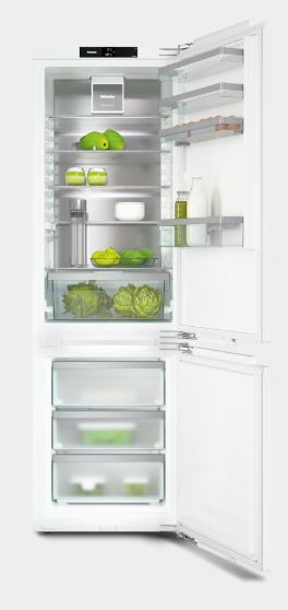 Miele KFN 7764 C - Ingebouwde koel-vriescombinatie nishoogte 178 cm met indrukwekkend comfort dankzij FlexiLight 20 DynaCool en NoFrost