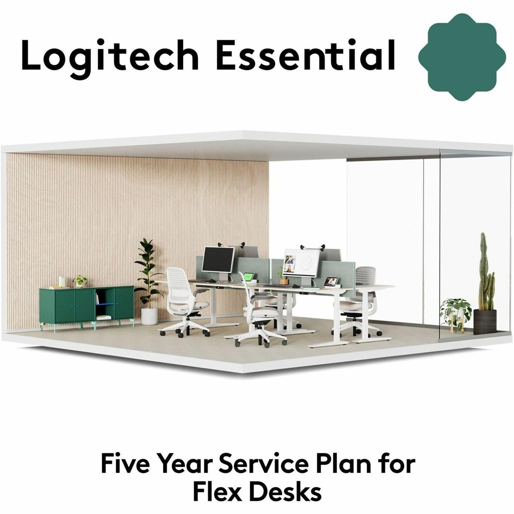 Logitech Gar&Sup packs 994000364 Essential for Rooms 5 yr Plan