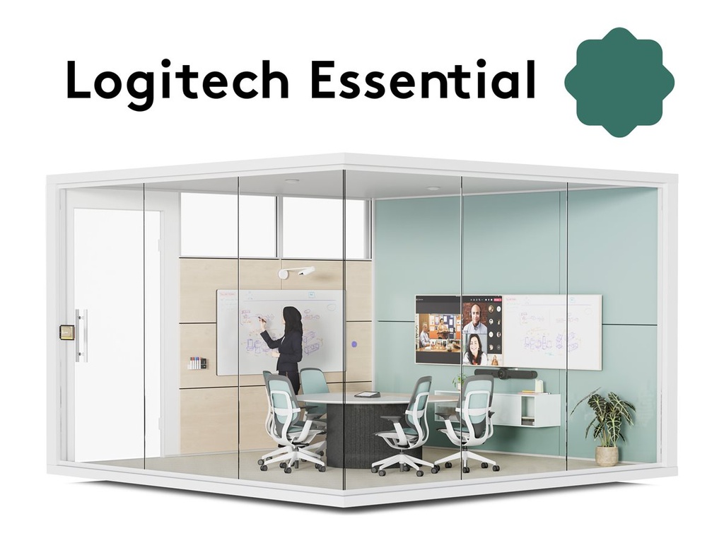 Logitech Essential for Rooms One Year Plan Conferentie software