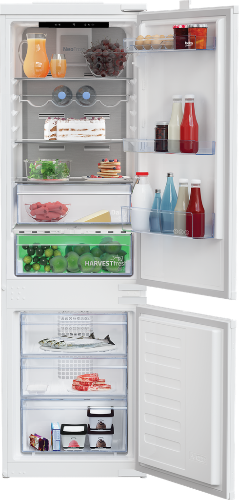 Beko koelvriescombi BCNA275E5ZSN