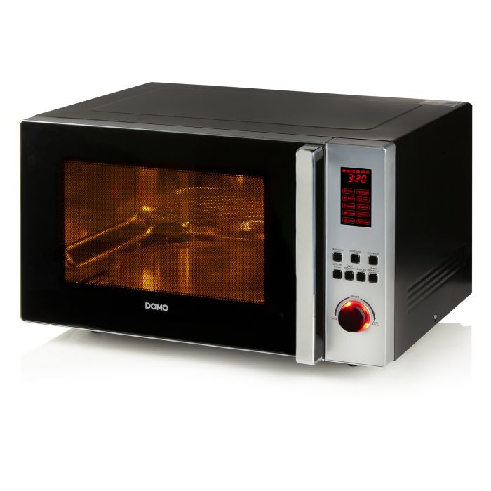 Domo DO24201C - Microgolfoven 42L zilverzwart combi