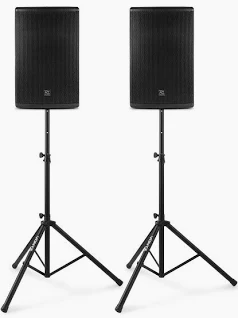 [RENT DISCO2M] DISCO 2M (2x RCF NX 910-A + 2x luidsprekerstatief)