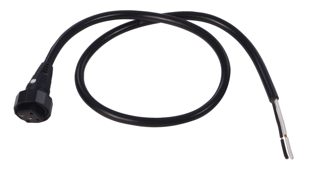 audac awc25/b connection cable with 5-pin awx5 connector - black - 2.5 m