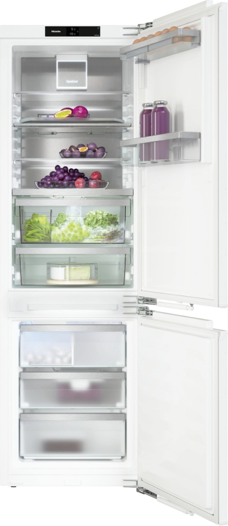 Miele KFN 7795 D RE Inbouwkoel- en vriescombinatie - Inbouw combi, D, 178 cm Niche, Deur op deur, B, PerfectFresh Active, Miele@home / WiFiConn@ct