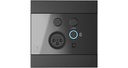 Audac Panneau mural universel - Microphone, ligne & récepteur Bluetooth - 80 x 80 mm - WP225/B