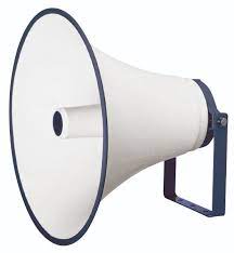 100V omroep - hoornluidspreker 