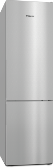 Miele KF 4392 CD el Vrijstaande koel- en vriescombinatie - Koelkast, rvs-look, C, Hoogte 2.010 mm, TouchControl, 343 L, 38 dB, DynaCool, DailyFresh ExtraCool, SideOpen short, 2 deuren, XXL Box