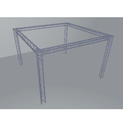 [RENT TRUSSKADER5X5] TRUSS KADER 5m x 5m, 3,21m HOOG