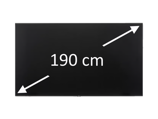 [RENT LCD75 (- E758)] 75" Flatscreen (190 cm diagonaal)