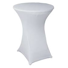 [RENT STRETCHW] Stretchhoes WIT voor statafel