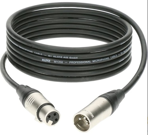 [RENT XLR0.6] XLR male <> XLR female 0.6m