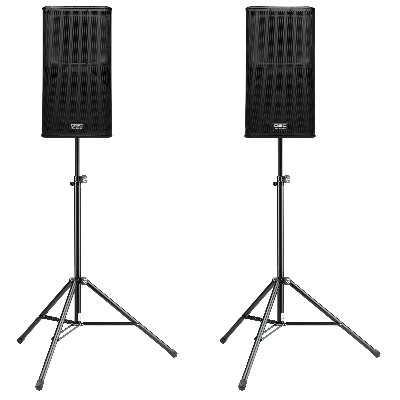 [RENT DISCO2XL] DISCO 2XL (2x KW152 + 2x K&M Luidsprekerstatief)