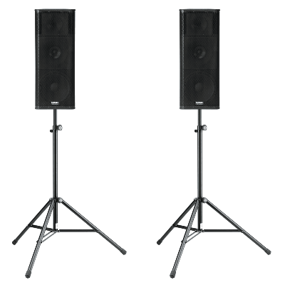 [RENT DISCO2XL] DISCO 2XL (2x KW153 + 2x Luidsprekerstatief)