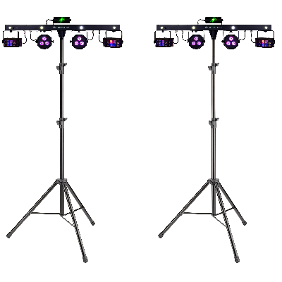 [RENT PARTYBARDUO] huur: Set van 2x JB Systems Party Bar op lichtstatief