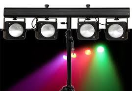 [RENT COB4BARMONO] huur: JB Systems COB-4BAR op lichtstatief + LEDCON-02 Mk2 lichtsturing
