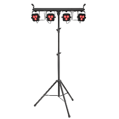 [RENT 4BARLTBTSINGLE] Chauvet DJ 4BAR LT BT SINGLE (1x 4BAR LT BT  + 1x Lichtstatief + Eurolite DMX OPERATOR Deluxe)