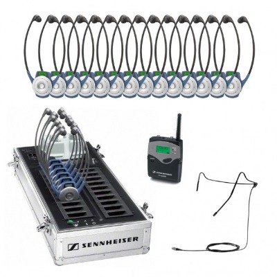 [RENT TOURGUIDE 2020-D] Huur: Sennheiser 'TOURGUIDE 2020-D' - TOURGUIDE SYSTEEM
