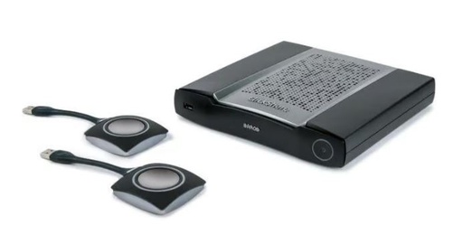 [RENT CSE-200+] Barco Clickshare Present : 4K - HDMI in ( incl 2 x dongle in koffer)